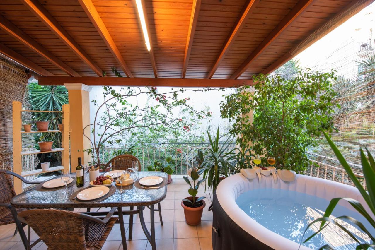Luxury Katrinas Apartment With Outdoor Jacuzzi Corfu  Exterior photo